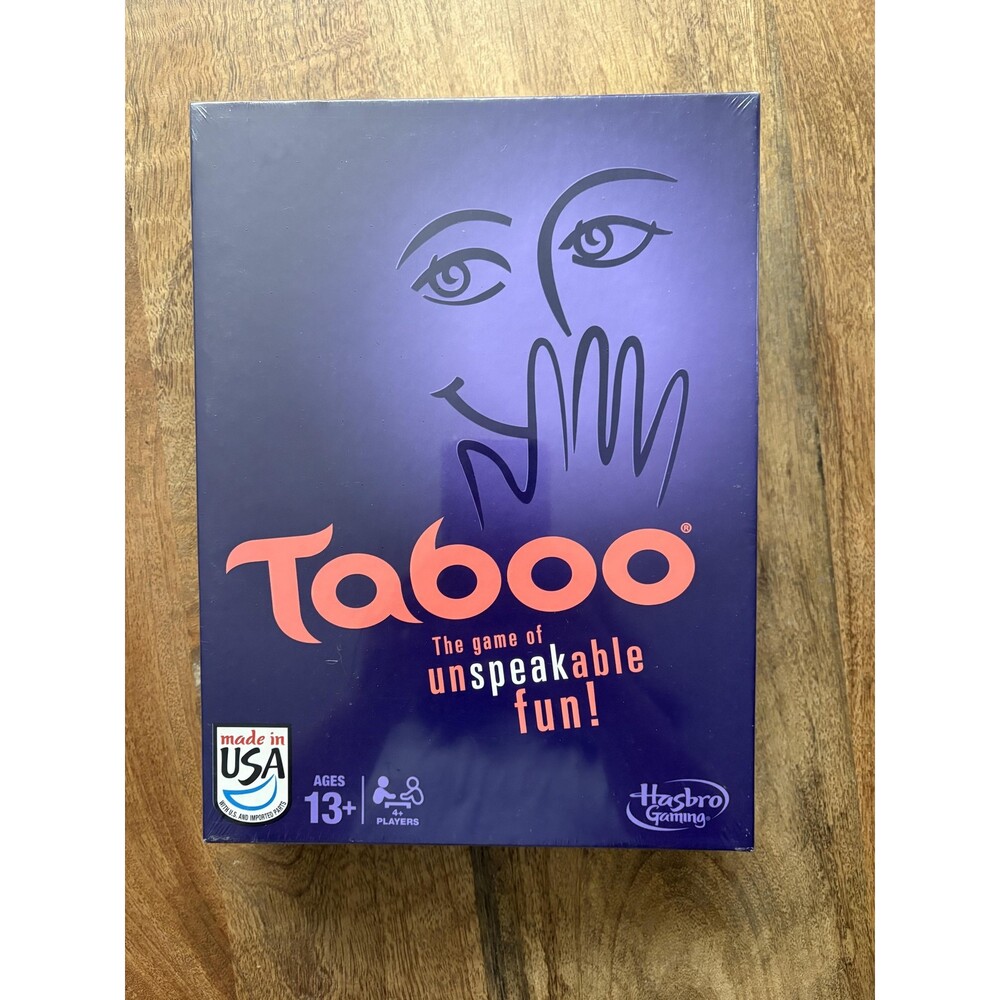 Hasbro Gaming Taboo Word Party Board Game 4+ Players Ages 13+ New Sealed USA